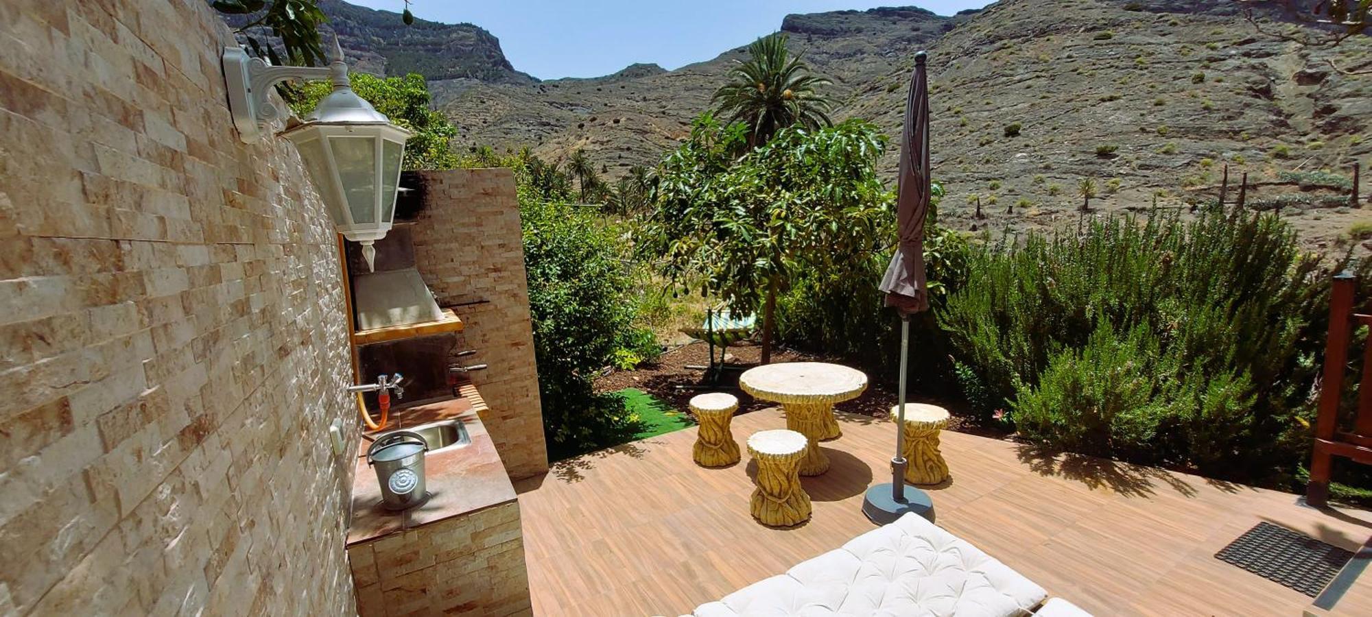 Cabana Los Palmeros, Vista Al Mar Y La Montana Alojera Εξωτερικό φωτογραφία